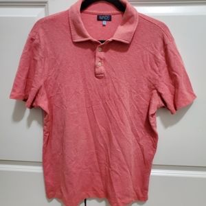 MADE Cam Newton Pink Short Sleeve Polo Shirt